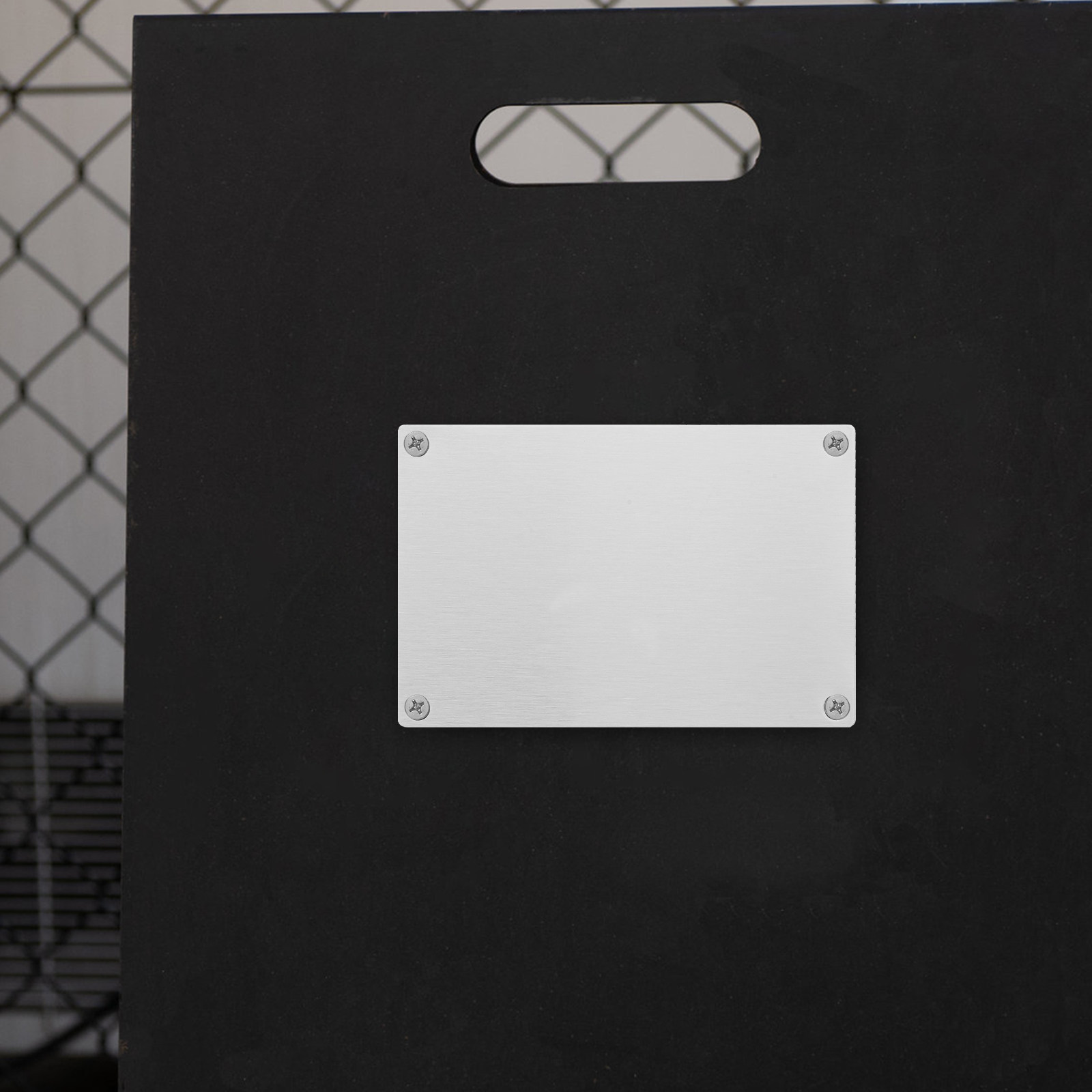 Yard Sign Blank - 5 個の空白のステンレス鋼サインプレート屋外芝生庭庭ビジネスサイン DIY 金属ブランク昇華彫刻用