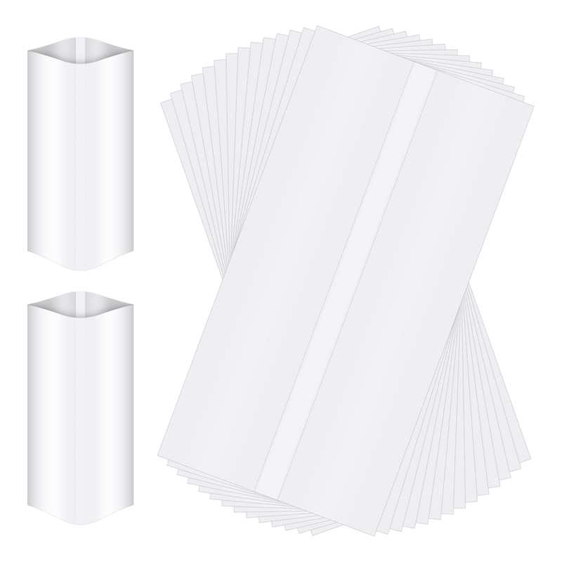Sublimation Mug White - 50/100 個の昇華シュリンクラップスリーブ – タンブラー、マグカップ、DIY クラフトプロジェクト用の白い熱転写フィルム