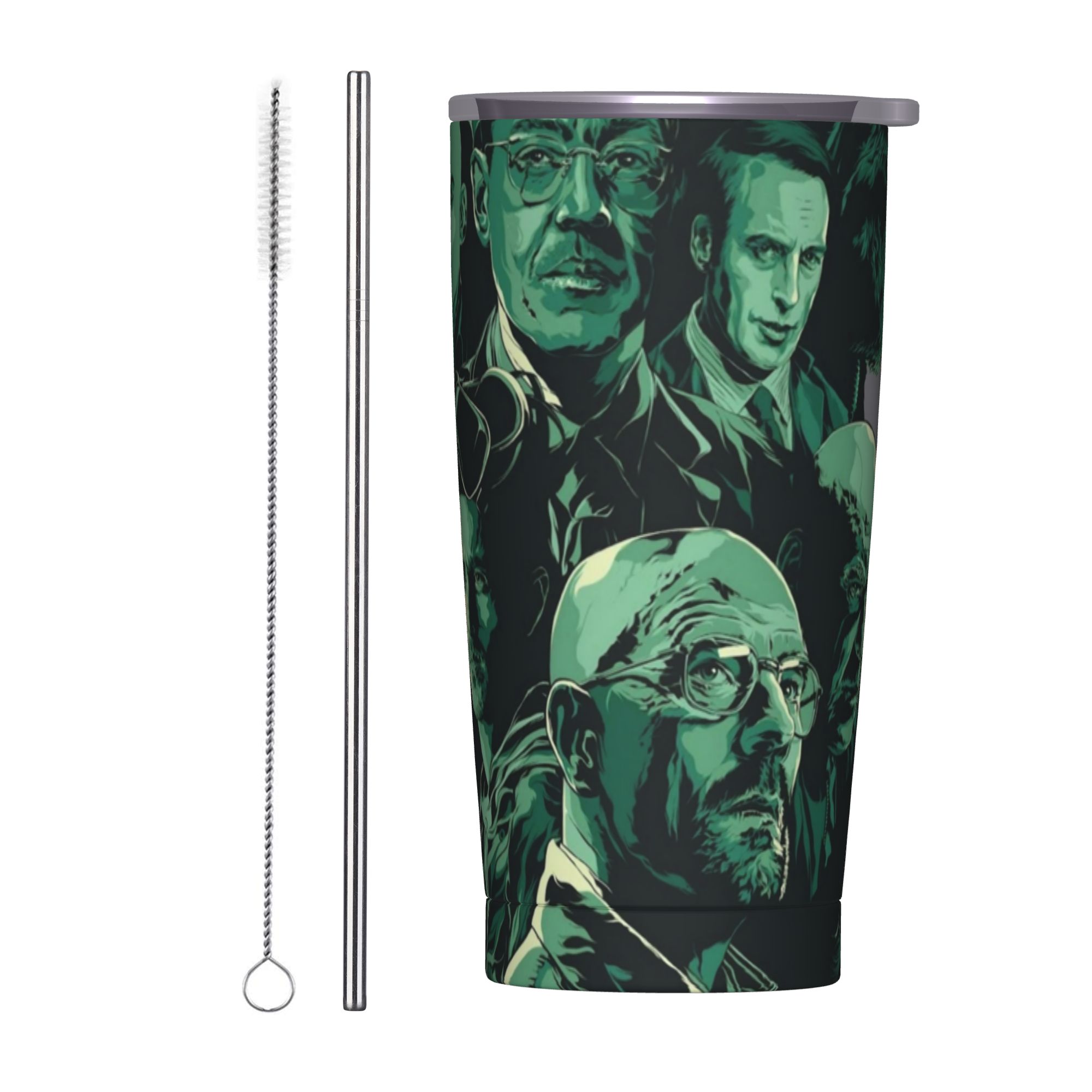 Tumbler 20Oz White - ブレイキング・バッド ウォルター・ホワイト 断熱タンブラー 蓋付き ジェシー ハンク・スカイラー