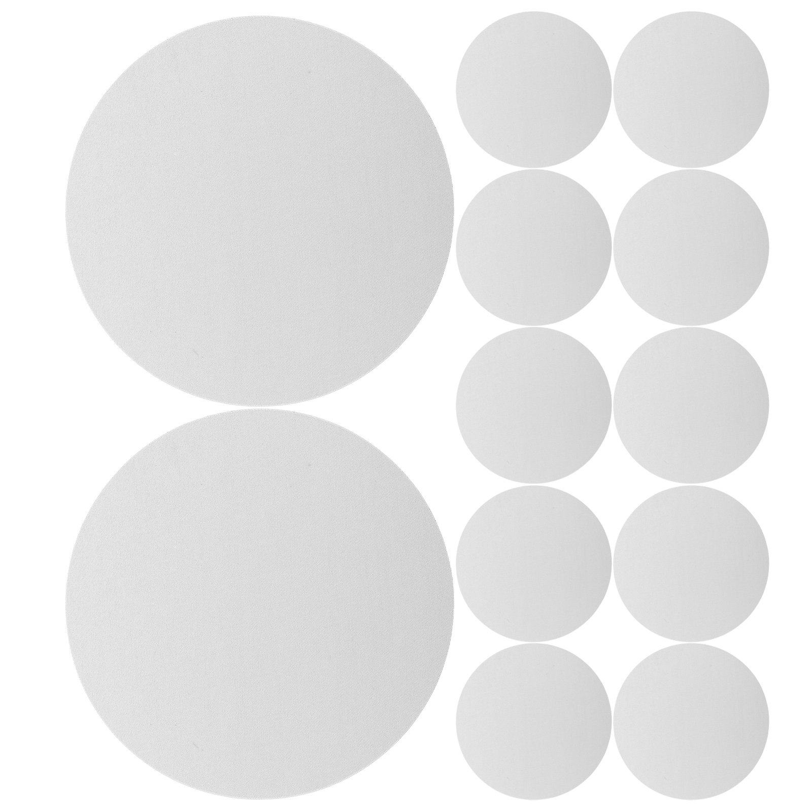 Mouse Pad Blank Sublimation - 12枚入り 無地昇華型マウスパッド 丸型 厚さ2mm 熱転写印刷マット 滑り止めゴムベース