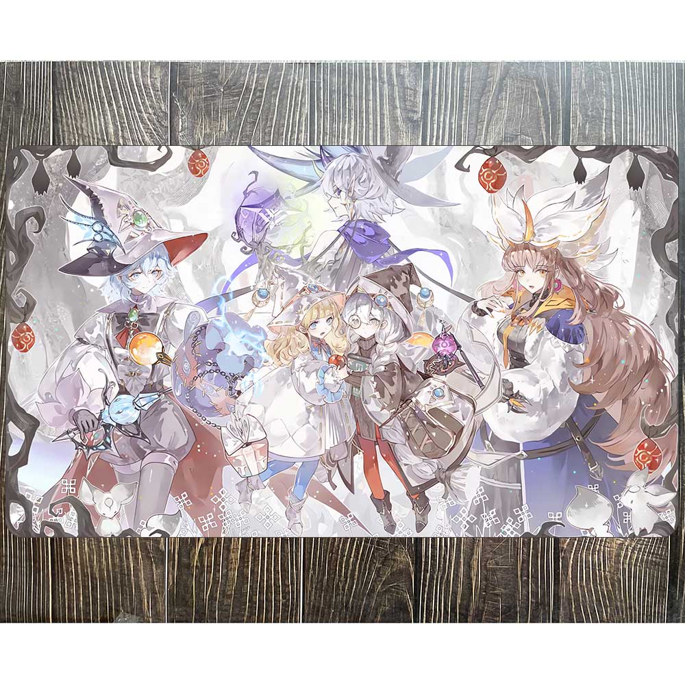Door Mat Blank - 遊戯王プレイマット リゼット・アステリア・オブ・ザ・ホワイト・ウッズ カードパッド YGOマット TCG 遊戯王マット-27