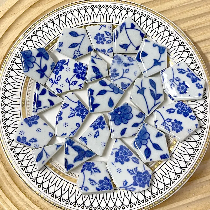 100 グラムオーバルセラミックモザイクタイルマルチカラーモ - Ceramic Tile Blank のレビューと価格