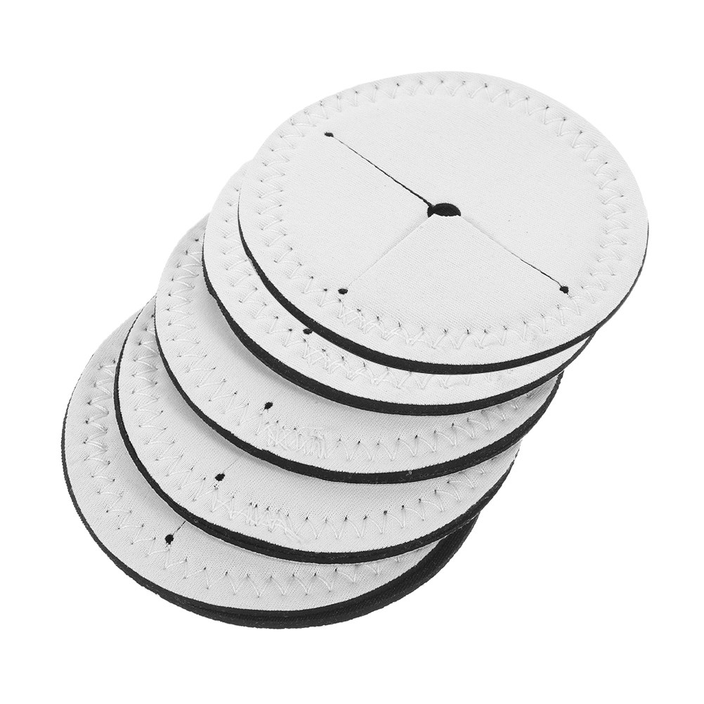 5枚入り 白無地 丸型 ドリンクコースター ワイングラス用  - Coaster Sublimation Blank のレビューと価格