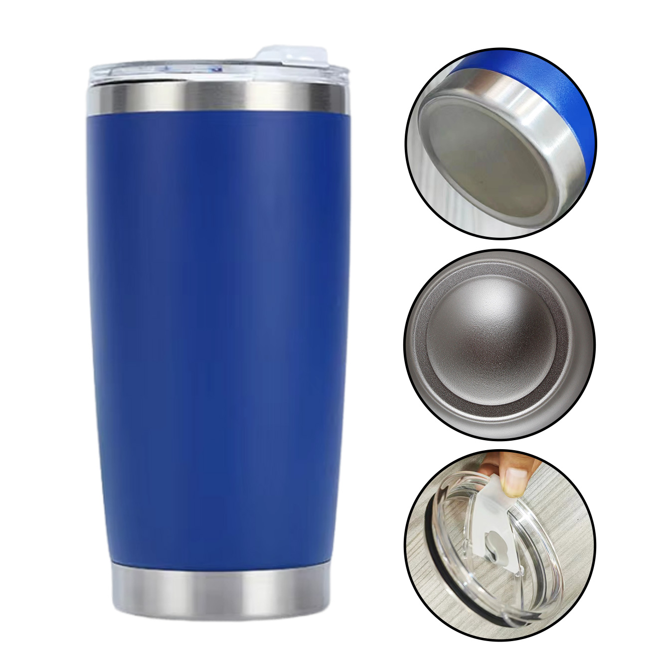 20オンス（590ml）304ステンレス鋼製断熱カップ1個、 - Water Bottle Blank のレビューと価格