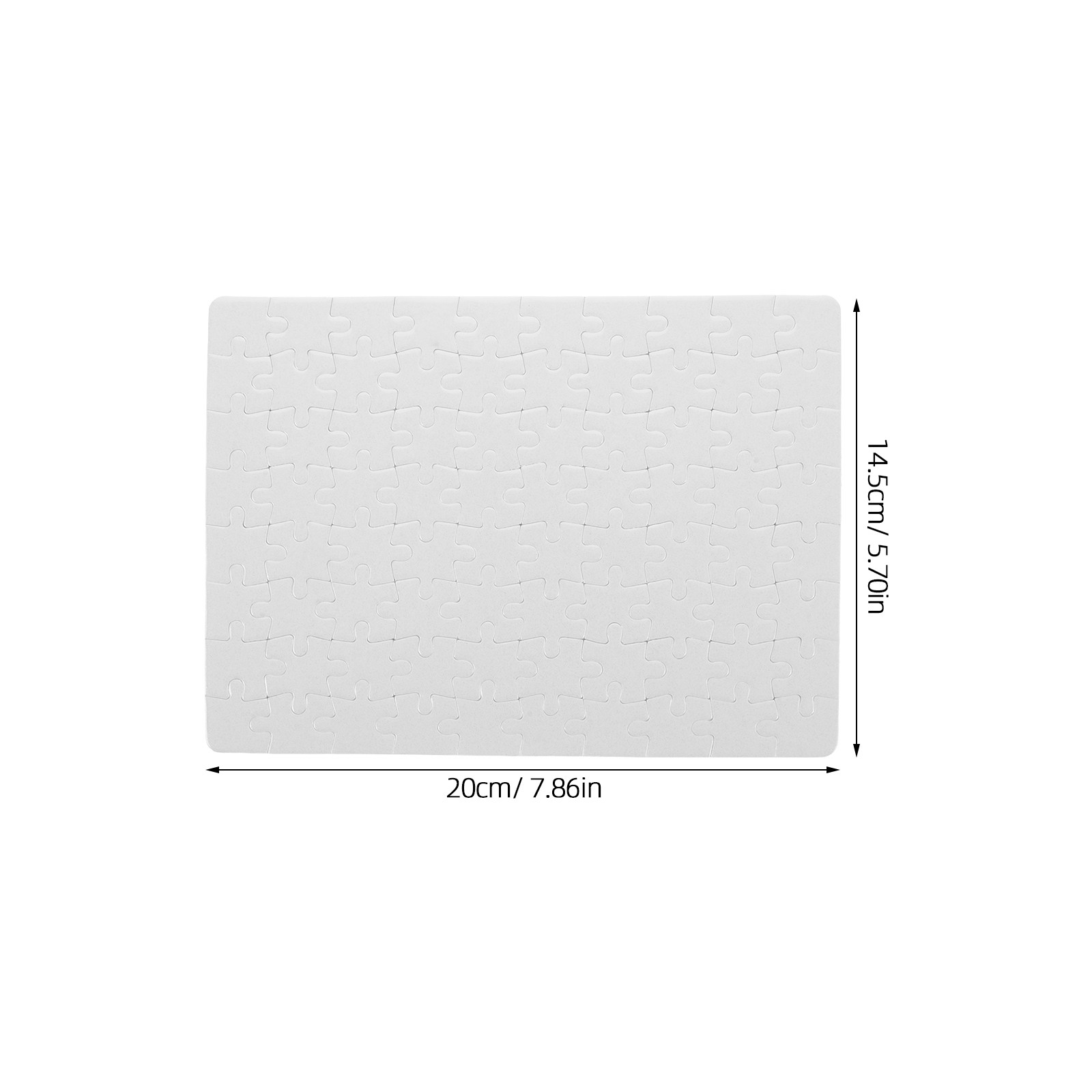 4枚の白いジグソーパズルブランク、ブランクパズルボード、DI - Puzzle Blank White のレビューと価格