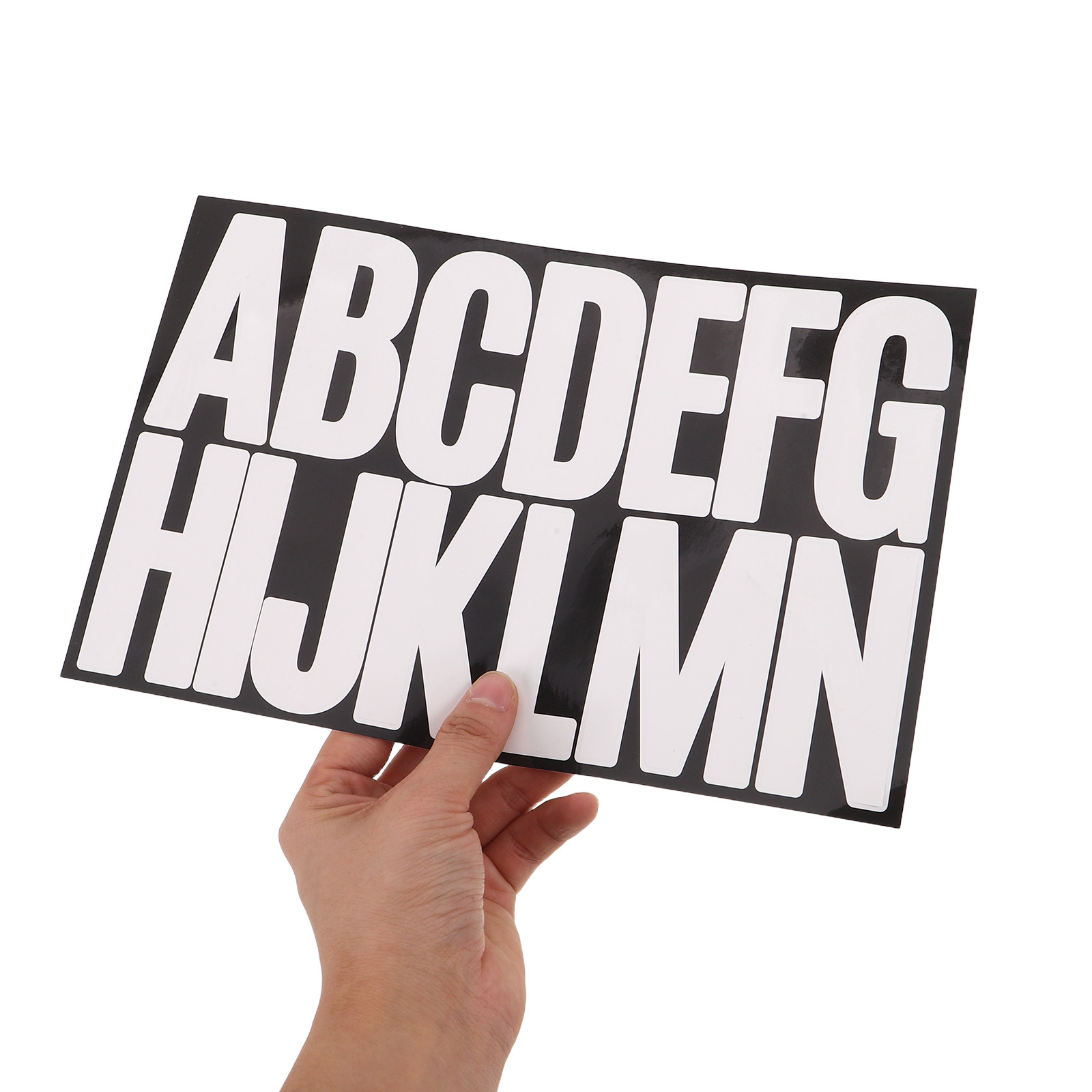 15枚入り 大型 白色 自己粘着アルファベット数字ステッカー - Yard Sign Blank のレビューと価格