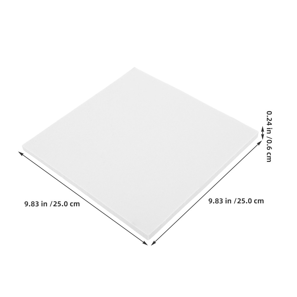 25cm四方のセラミックタイル、絵画用白磁ブランク、DIYク - Ceramic Tile Blank のレビューと価格