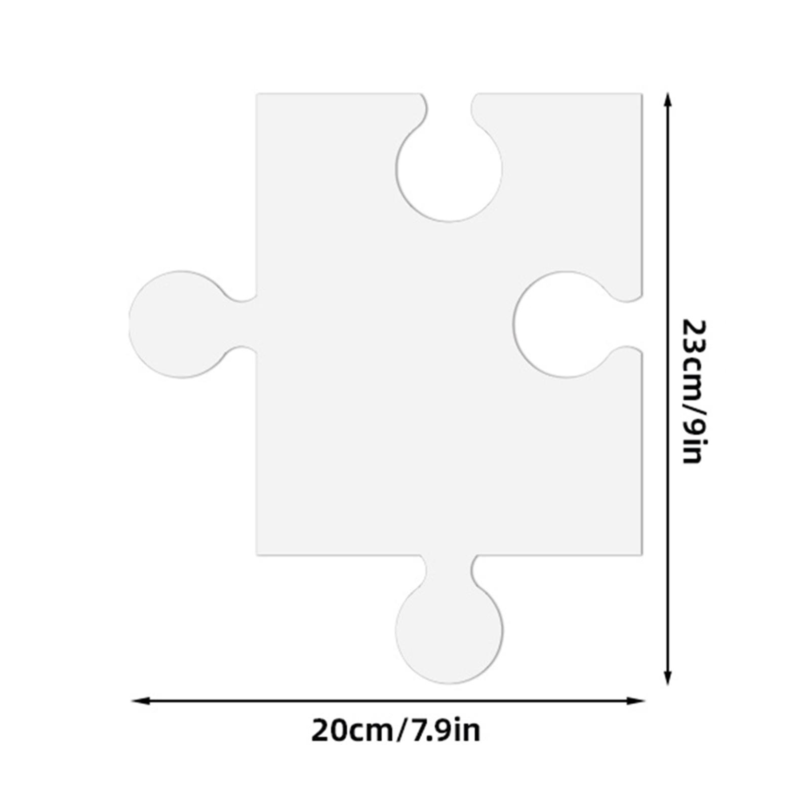 白い厚紙の空白のジグソーパズルアクセサリー 教育的で多目的な - Puzzle Blank White のレビューと価格