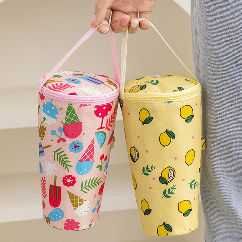 * 新しいポータブルミルクティートートバッグ保温バッグ環境に - Tote Bag Sublimation のレビューと価格
