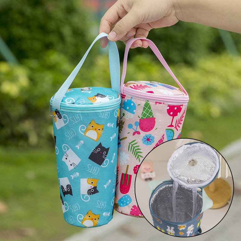 * 新しいポータブルミルクティートートバッグ保温バッグ環境に - Tote Bag Sublimation のレビューと価格