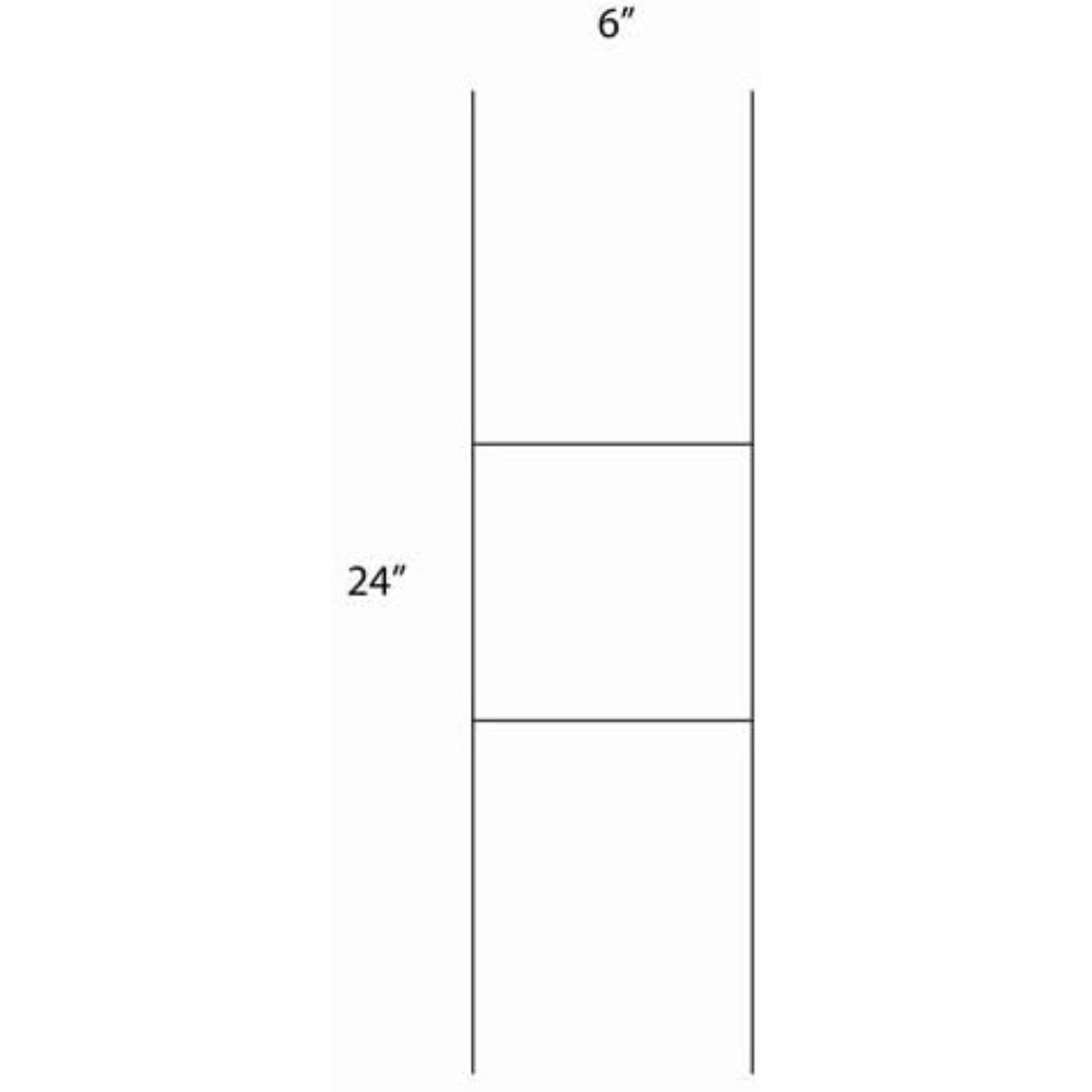 米国から発送された50枚入り18x24インチの空白のヤードサ - Yard Sign Blank のレビューと価格