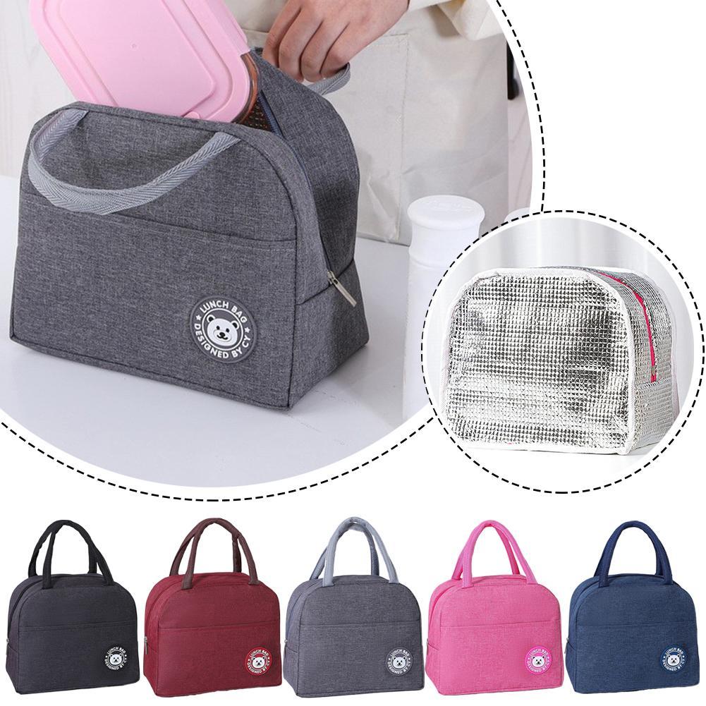 断熱ランチバッグポータブルサーマルアイスパック防水アルミ箔ク - Tote Bag Sublimation のレビューと価格
