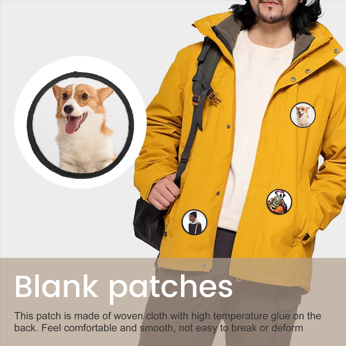 KSOL 16 ピース昇華パッチブランク高品質生地アイロン接 - Hat Sublimation Blank のレビューと価格