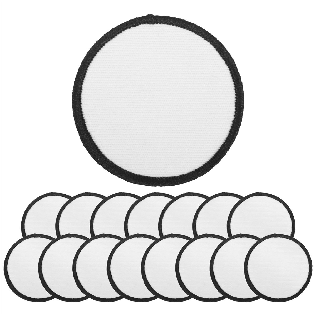 KSOL 16 ピース昇華パッチブランク高品質生地アイロン接 - Hat Sublimation Blank のレビューと価格