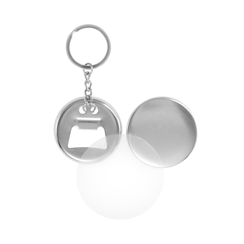 100個入り バッジ材料 ボトルオープナー＆キーホルダー ボ - Button Badge Blank のレビューと価格