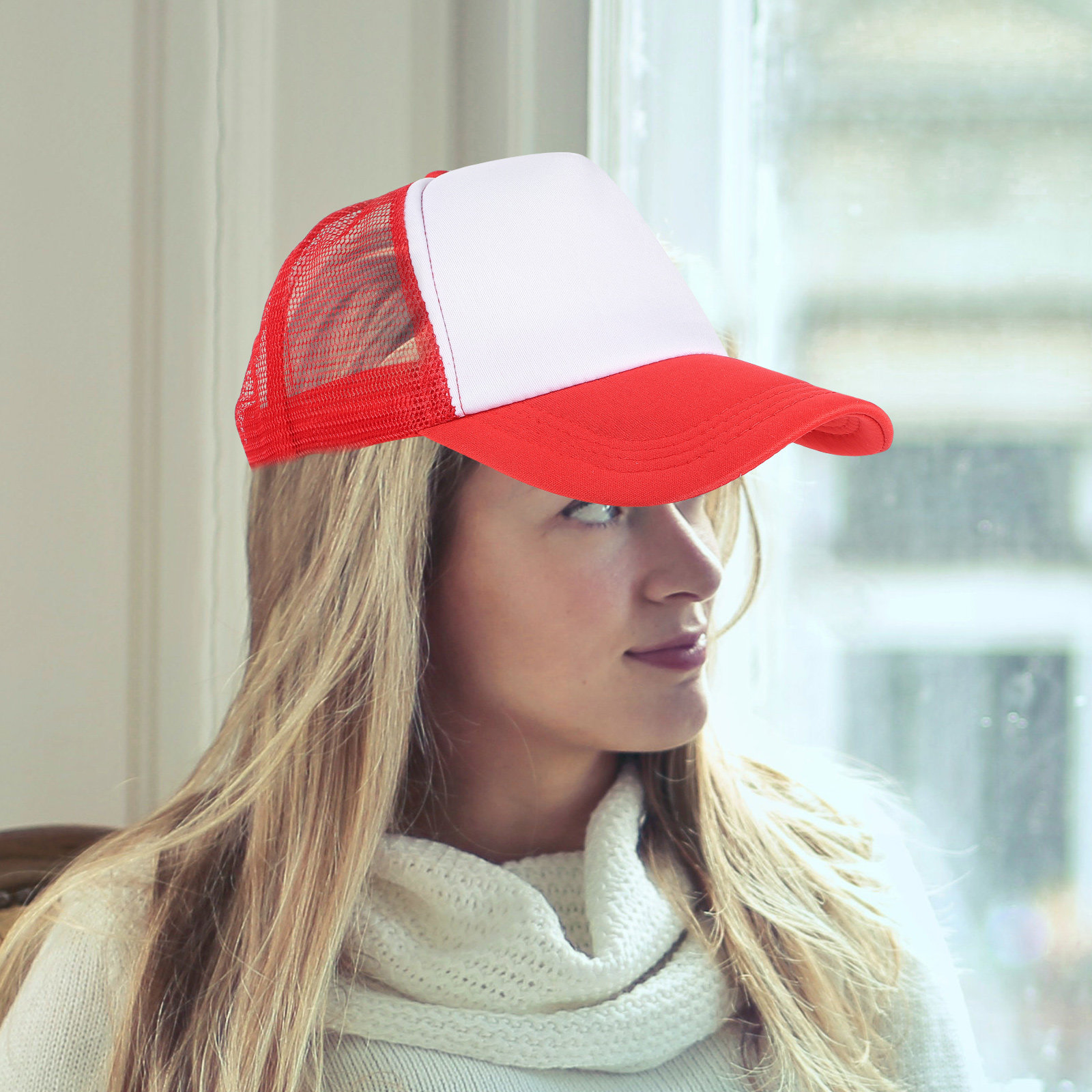 10個入り 無地メッシュ野球帽 サブリメーション帽子 DIY - Hat Sublimation Blank のレビューと価格