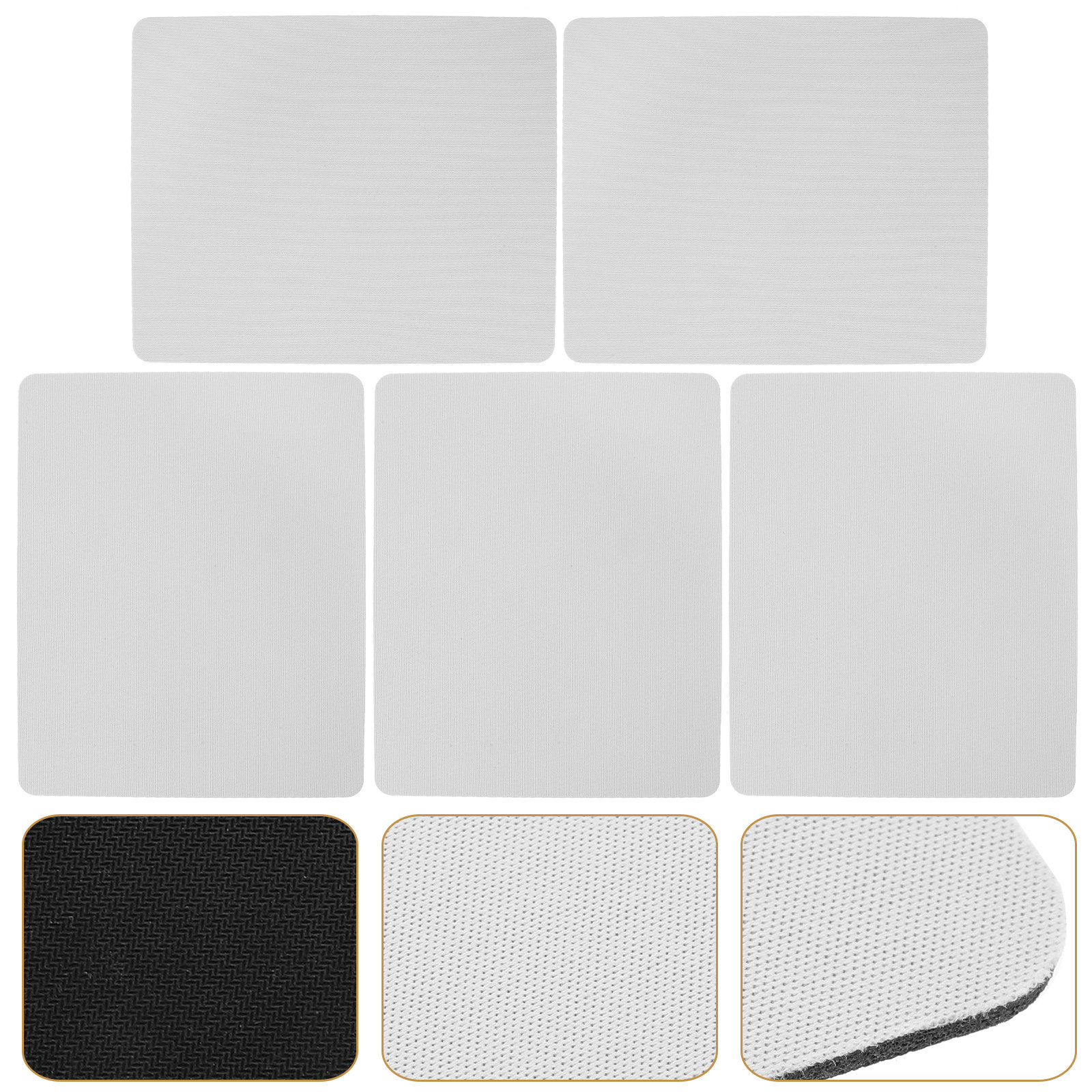 5 個の特大昇華型マウスパッドブランク、ゴム製裏面布表面、快 - Mouse Pad Blank Sublimation のレビューと価格