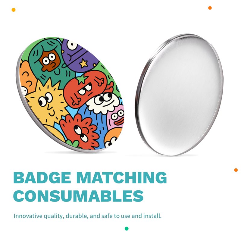 ブランクミラーバッジボタンメーカーパーツ 58mm用 58m - Button Badge Blank のレビューと価格