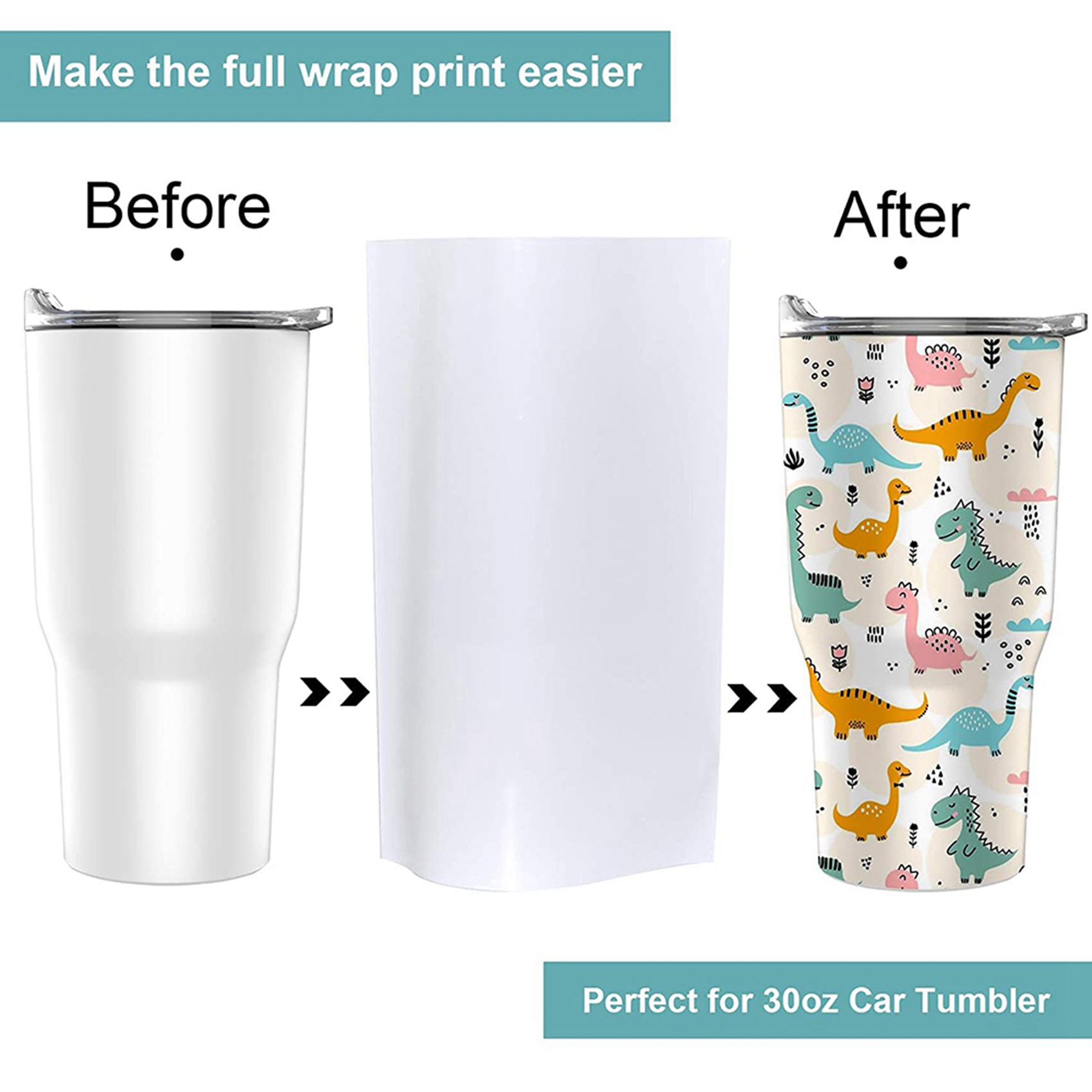 ABBN-8X12 インチ昇華型シュリンク ラップ スリーブ - Sublimation Mug White のレビューと価格